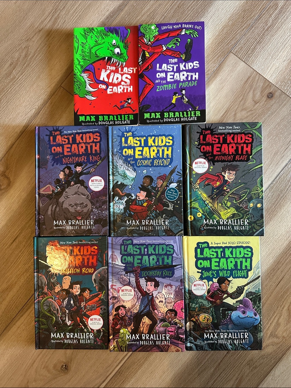 The Last Kids on Earth Book Bundle Set Lot of 8 Hardcover Paperback